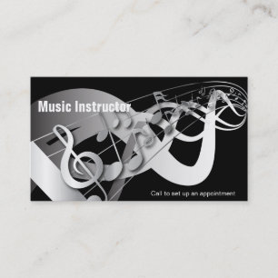 Cartão De Visita 🎸 dos instrutores da música