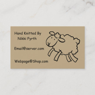 Cartão de visita dos Knitters