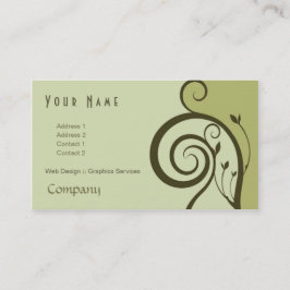 Cartão de visita dos redemoinhos