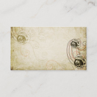 Cartão de visita dos rosas