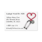 Cartão de visita dos serviços médicos