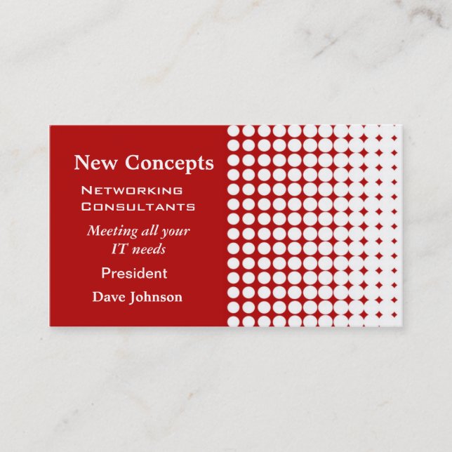 Cartão De Visita Dots Professional (Frente)