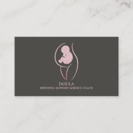 Cartão De Visita Doula Gravidez Mãe Parteira Marca de Treinamento d