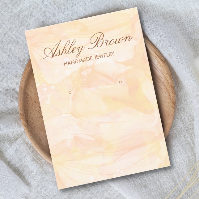 Cartão De Visita Dourada Aquarela, Vídeo de Joia Feita à Mão (Criador carregado)