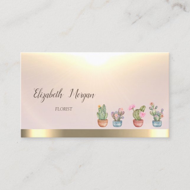 Cartão De Visita Dourada Árvore Mulheres Silhouette Instrutor Yoga (Frente)