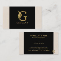 Dourada letra G decorativa floral