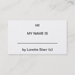 Cartão de visita DOURADO