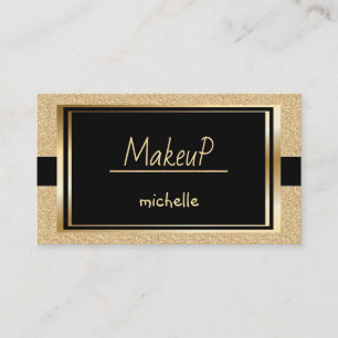 Cartão De Visita Dourado Black Personalizado Profissional