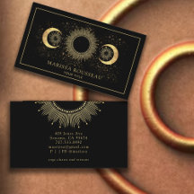 Dourado Celestial Sol Preto Lua 