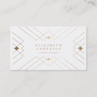 Dourado Diamond White Deco Gatsby