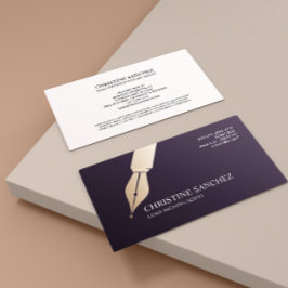 CARTÃO DE VISITA DOURADO FUNDADOR CANETA DE SINALIZAÇÃO DE NOTÁRIOS