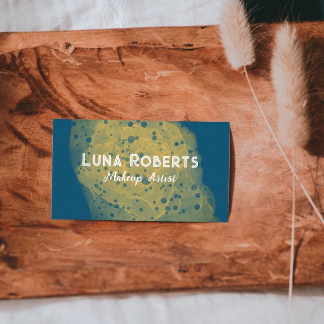 Cartão de visita Dourado pintado (Criador carregado)