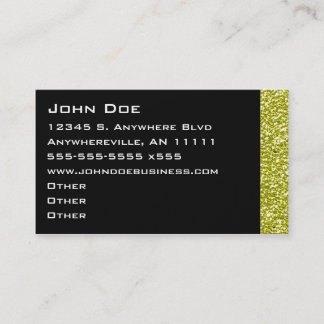 Cartão de visita Dourado Sparkling da beira