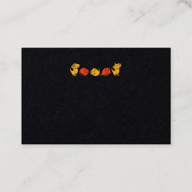 Cartão De Visita Dragão-Réptil-Lizard Pet (Frente)