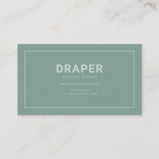 Cartão de visita Draper (Sage Green)