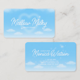 Cartão De Visita Dreamy Heart Cloud Sky