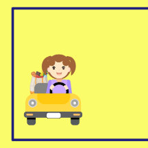 Driver de entrega para mulheres Obrigado por revis