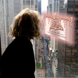 Cartão De Visita Drivers de Rosa de Agente de Agente de Imóveis Pr