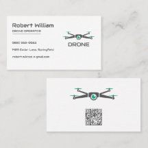 Drone Minimalista | Código QR do Operador de UAV M