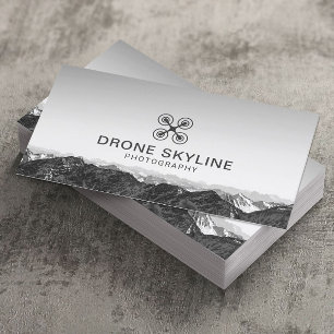 Cartão De Visita Drone Photography Skyline Aerial Photographer