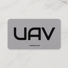 Cartão De Visita Drone UAV Personalizado QR Premium