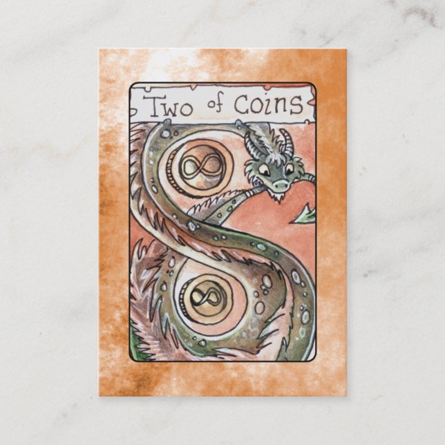 Cartão De Visita Duas das moedas (Frente)