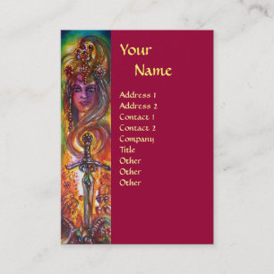 CARTÃO DE VISITA DURENDAL, ESPADA ROMÂNTICA E ÂNGULO