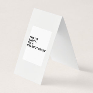 CARTÃO DE VISITA É ISSO, EU SOU UM FLEBOTOMISTA