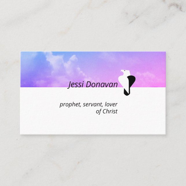 Cartão De Visita Eagle Heart (Frente)