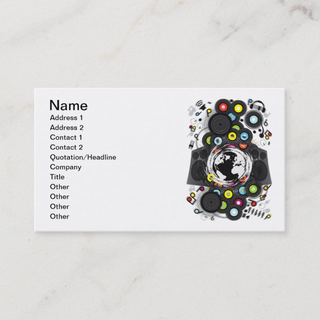 Cartão De Visita Earth_Music (Frente)