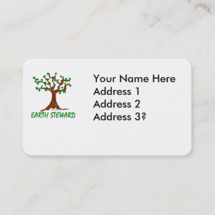 Cartão De Visita Earth Steward