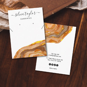 Cartão De Visita Ecrã de Colar de Boho Calliografia