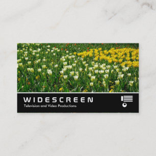 Cartão De Visita Ecrã panorâmico 205 - Flores de primavera
