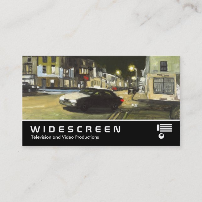 Cartão De Visita Ecrã panorâmico 207 - Taxi - Pintura a óleo (Frente)