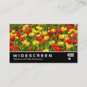 Cartão De Visita Ecrã panorâmico 320 - Mar de Tulips III
