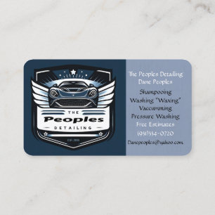Cartão De Visita Edição de 1ª Peoples Detailing