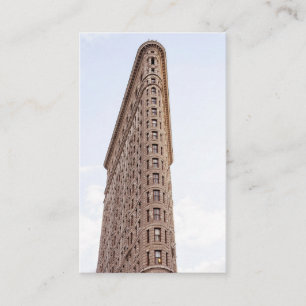 Cartão De Visita Edifício Flatiron Cidade de Nova York