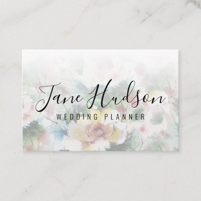 Cartão de visita editável minimalista elgant (Frente)