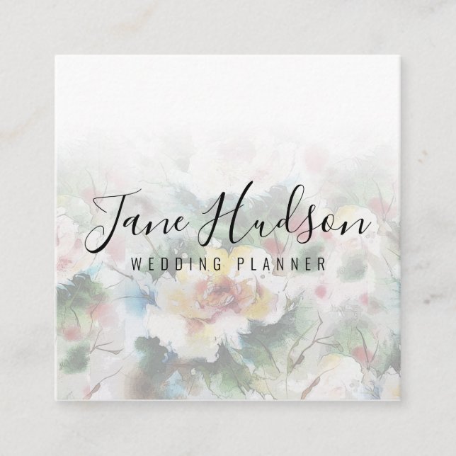 Cartão de visita editável minimalista elgant (Frente)