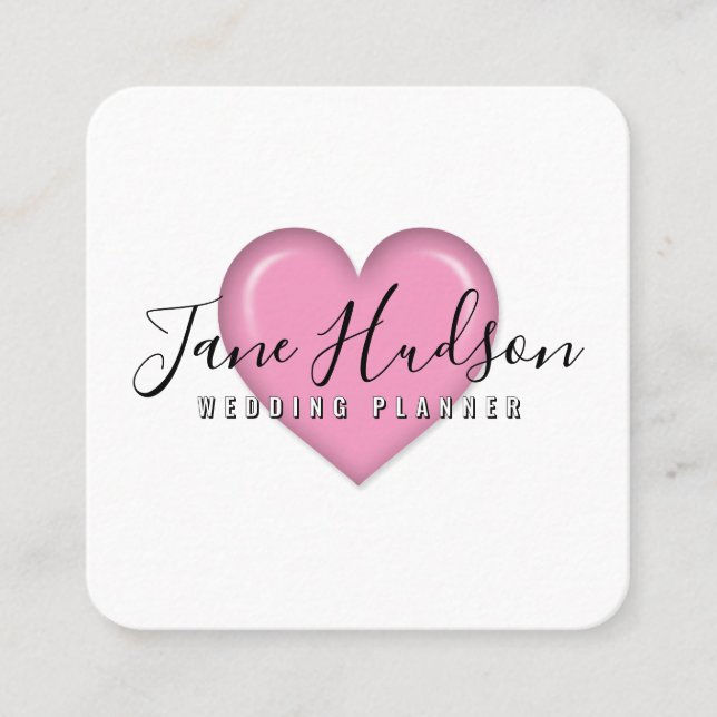 Cartão de visita editável minimalista simples e el (Frente)