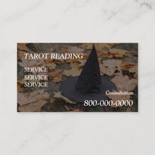 Cartão De Visita Editável, Serviço de leitura de cartão, Tarot, Mag