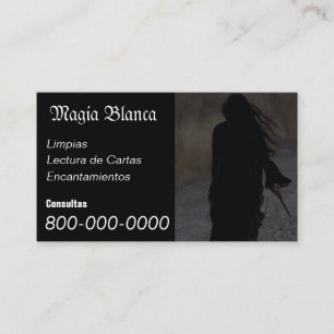 Cartão De Visita Editável, Serviço de leitura de cartão, Tarot, Mag