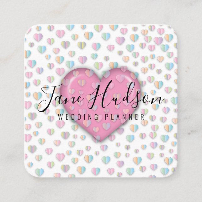 Cartão de visita editável simples e elegante (Frente)