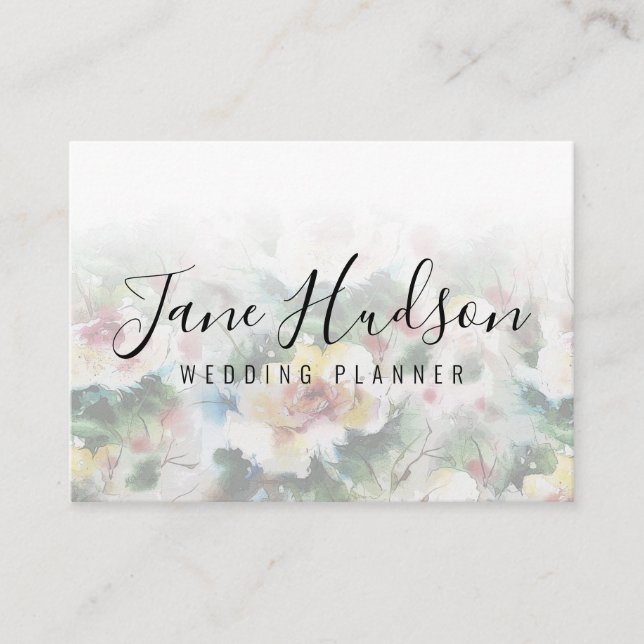 Cartão de visita editável simples e elegante (Frente)