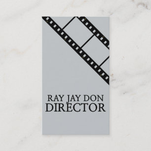 Cartão De Visita Editor de Edição de Filmes para Produtores do Di