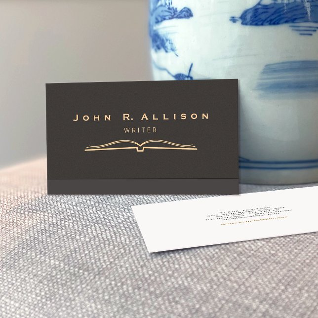 Cartão De Visita Educação e Ensino do Livro Aberto (Criador carregado)