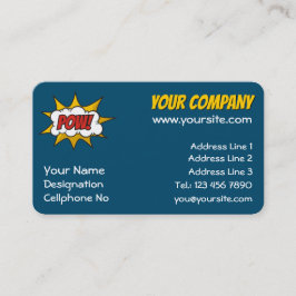 Cartão De Visita Efeito Som de Banda Cômica