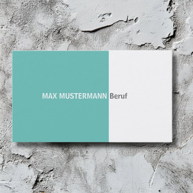 Cartão De Visita Einfache Visitenkarte (Criador carregado)