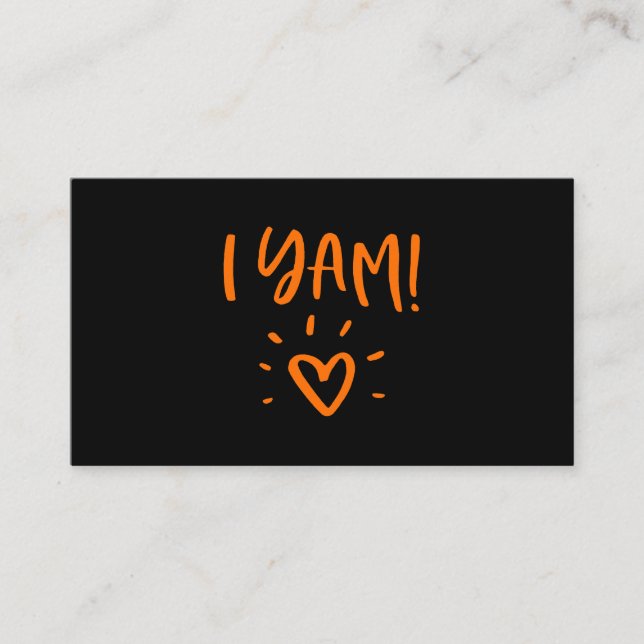 Cartão De Visita Ela Lhe Minha Batata Doce Eu Lembro Casais Graças (Frente)