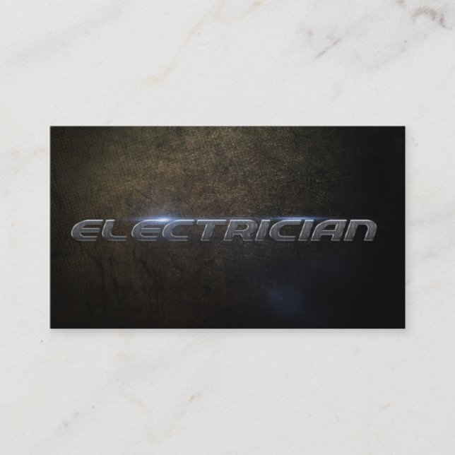 Cartão De Visita Electrician Business card (Frente)